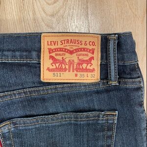Levi Blue Jeans 511 W35 L32